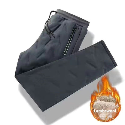 Polyester Fall Winter Men's Cashmere Pants